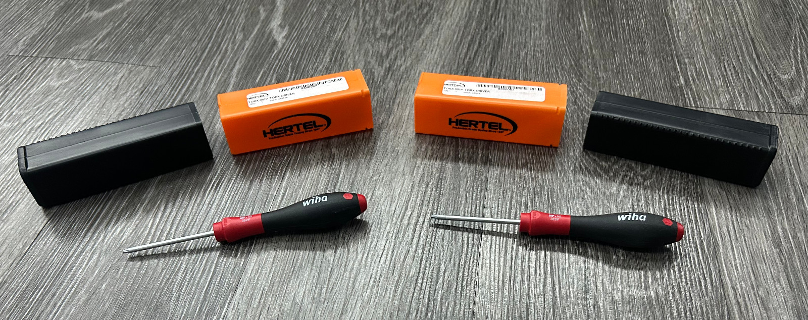 Hertel Torx Drivers - set of TWO 08IP