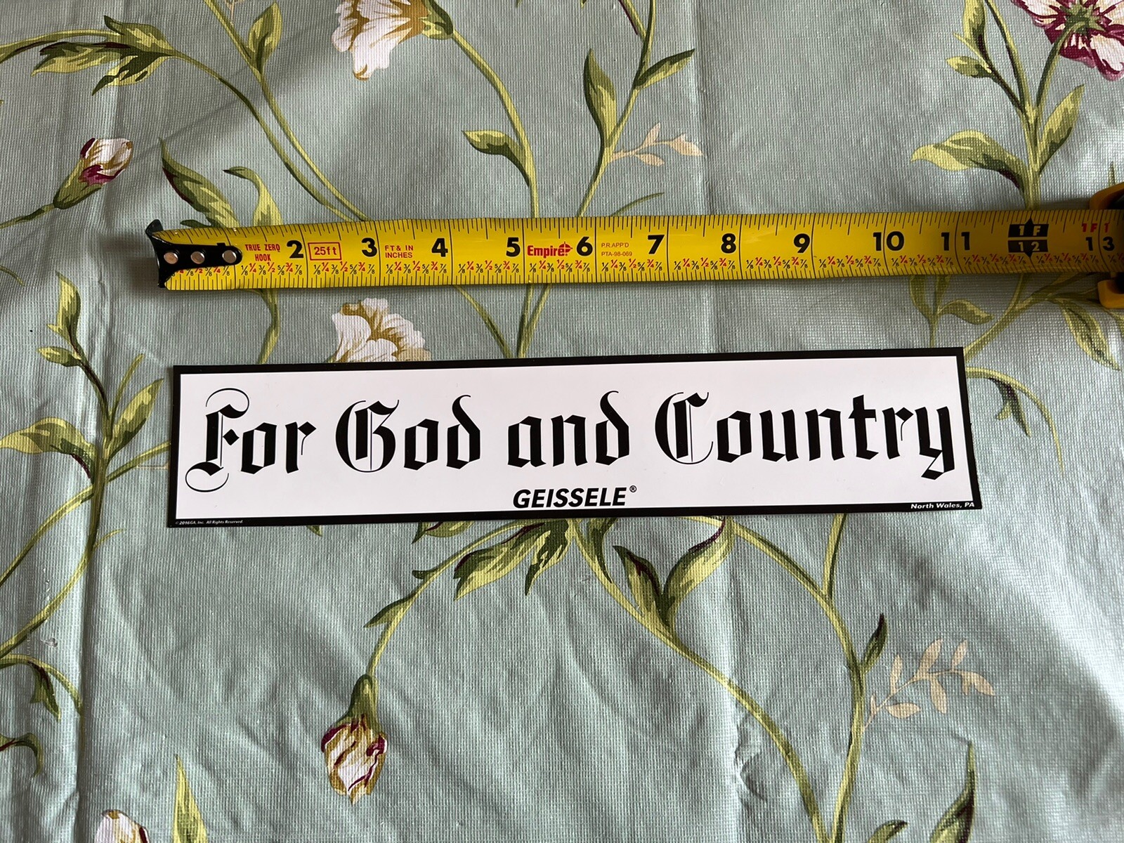 Geissele Automatics Sticker For God And Country Shot Show 2024 New