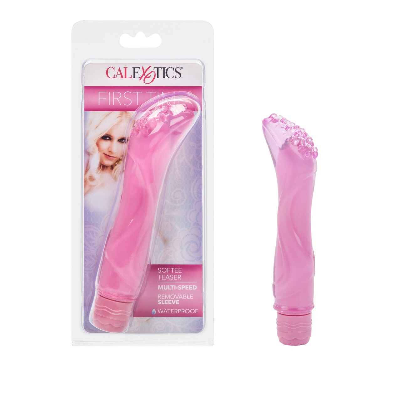 Calexotics First Time Softee Teaser Pink G-Spot Vibe Pleasure Toys, New
