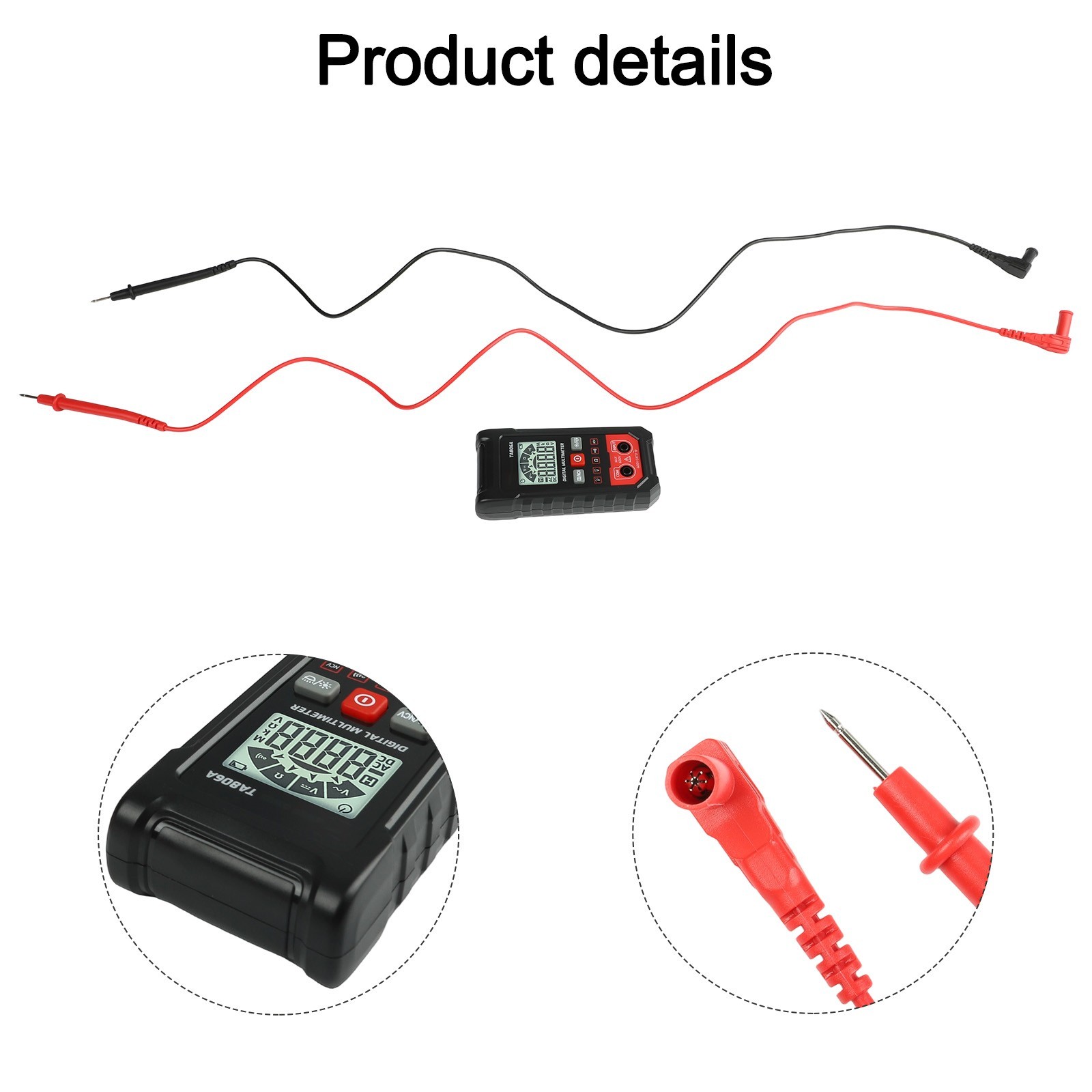 Digital TA806A Multimeter with Auto Ranging and Easy Operation Features
