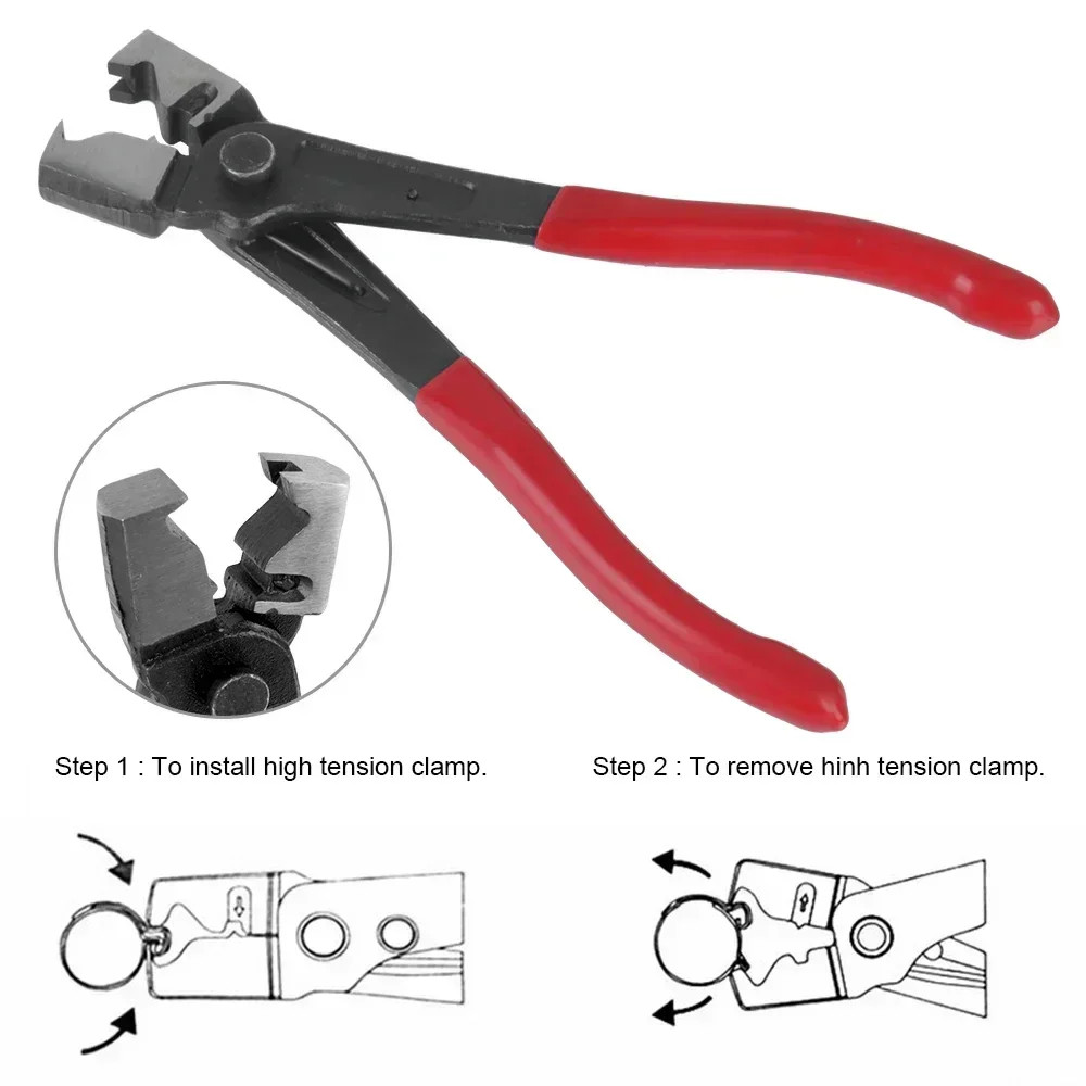 Car Oil Hose Crimping Plier Repair Tools Calliper Vise Pipe Clamp Collar Clip Au