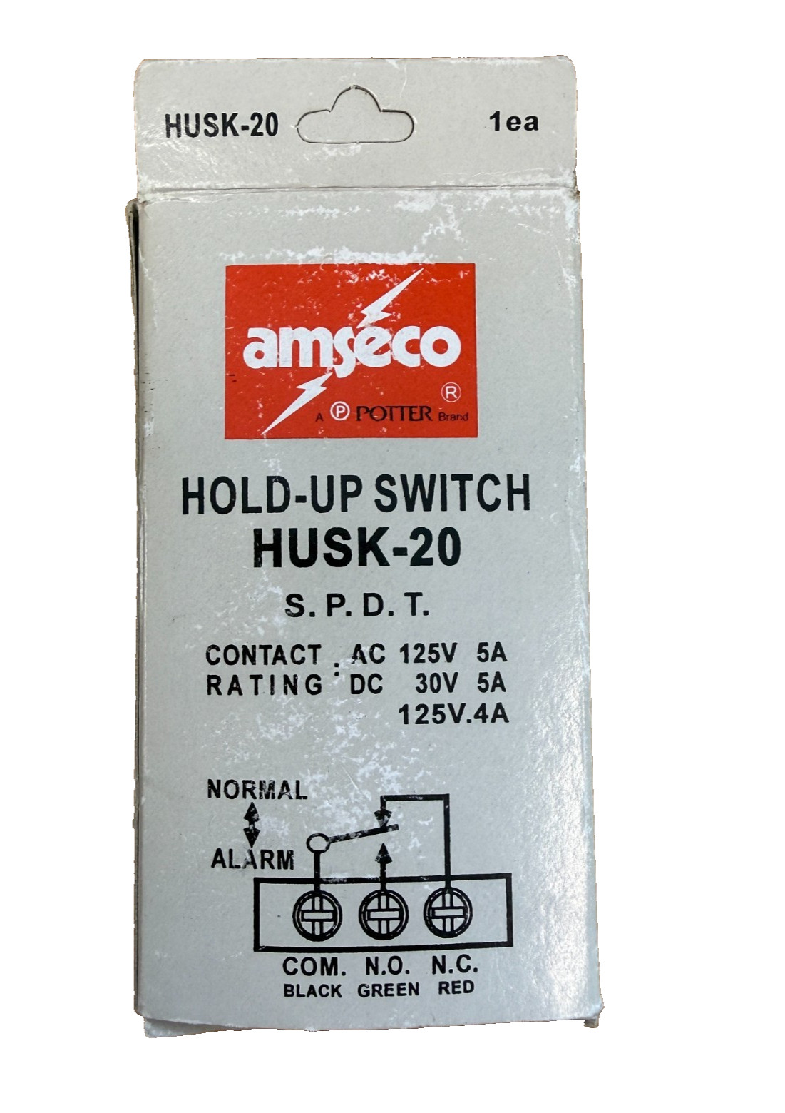Amseco HUSK-20 Hold-Up Switch with Status Window