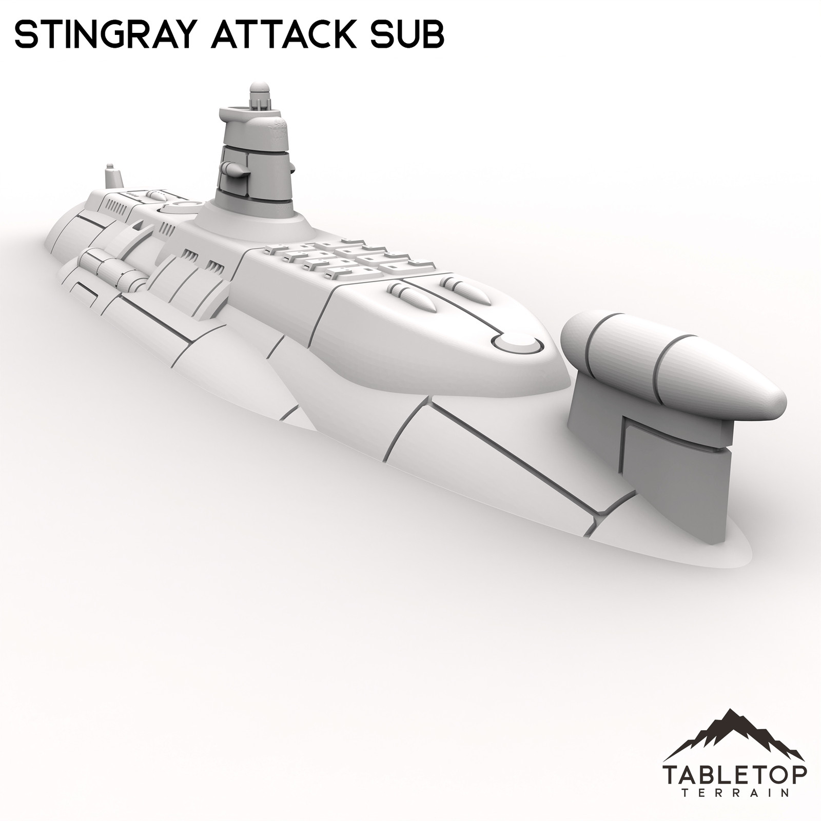 Stingray Attack Sub - Small Scale Mech Wargames 6mm 8mm