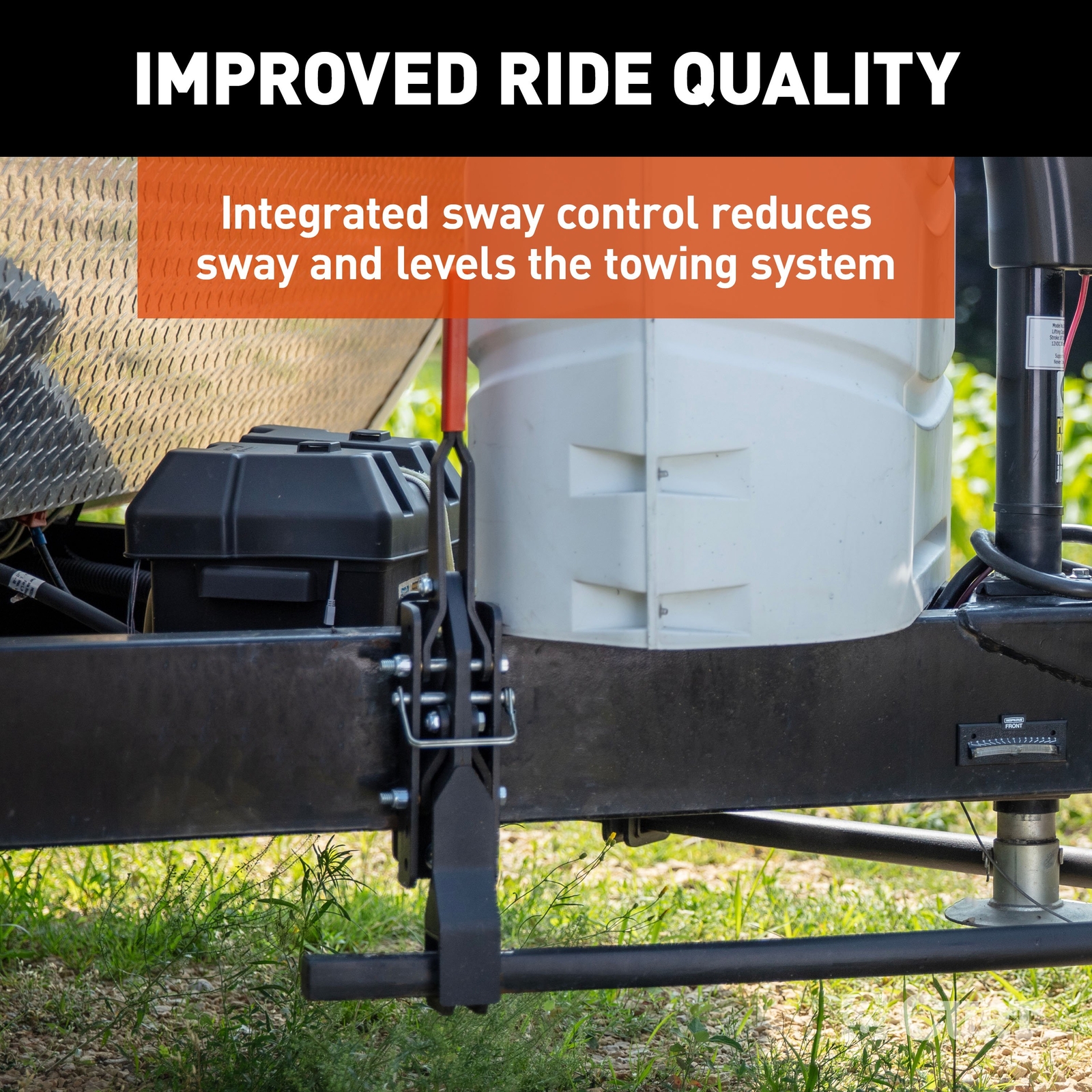 TruTrack 2P Trailer-Mounted Weight Distribution Hitch, 8-10K