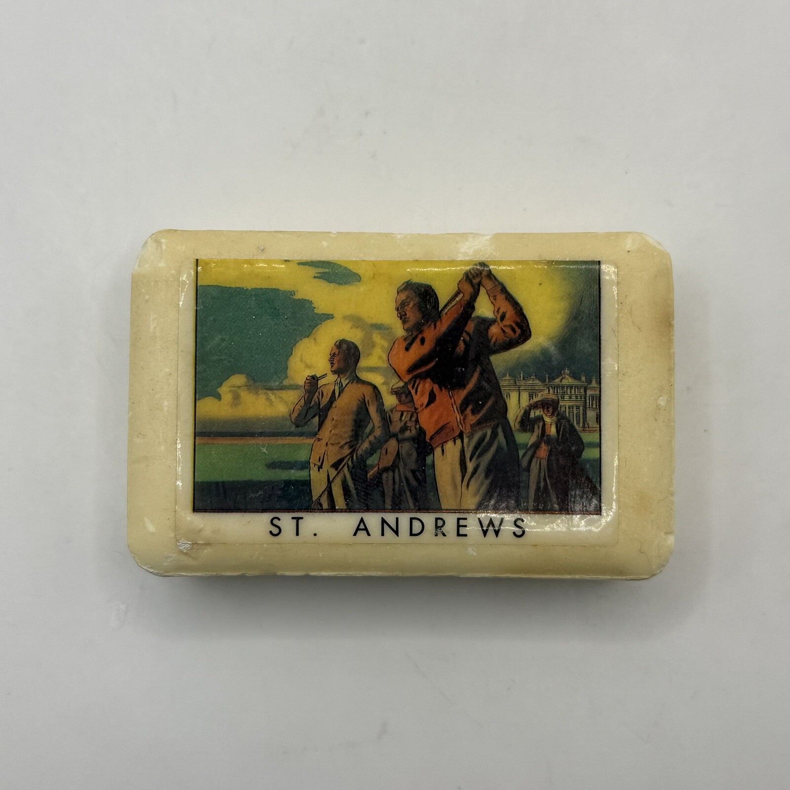 Rare! The Royal & Ancient Golf Club of St Andrews Sticker Bar Soap Collectible