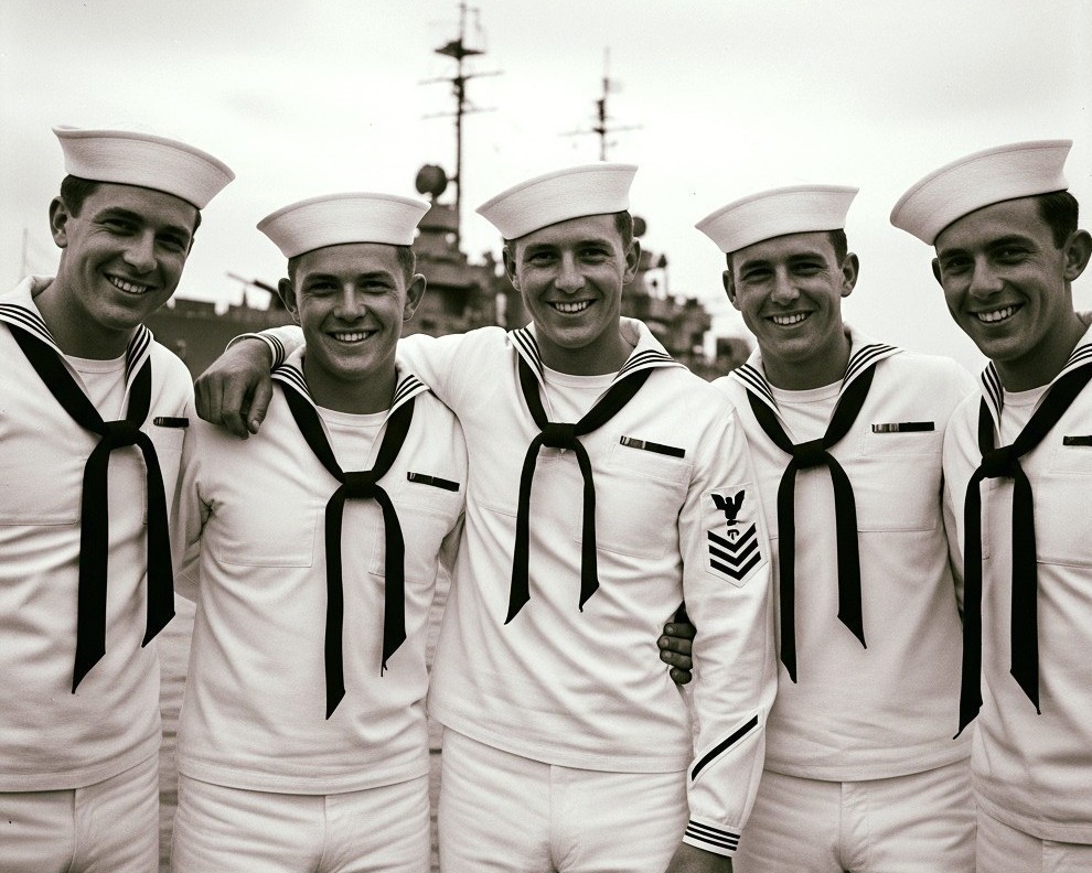 THE SULLIVAN BROTHERS 8X10 PHOTO NAVY US USA USS JUNEAU