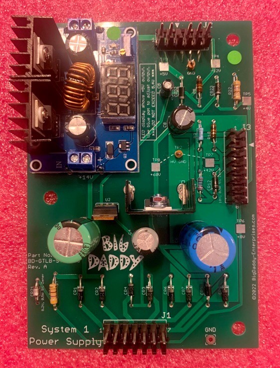 Big Daddy Power Supply For Gottlieb System 1/One Pinball Machines