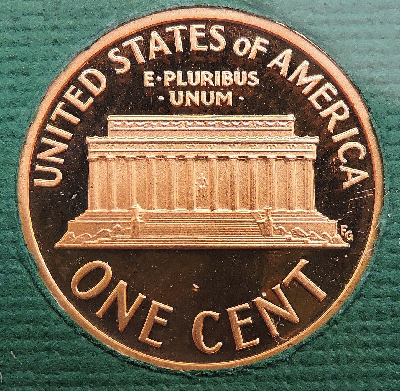 1996 S Proof Lincoln Memorial Cent