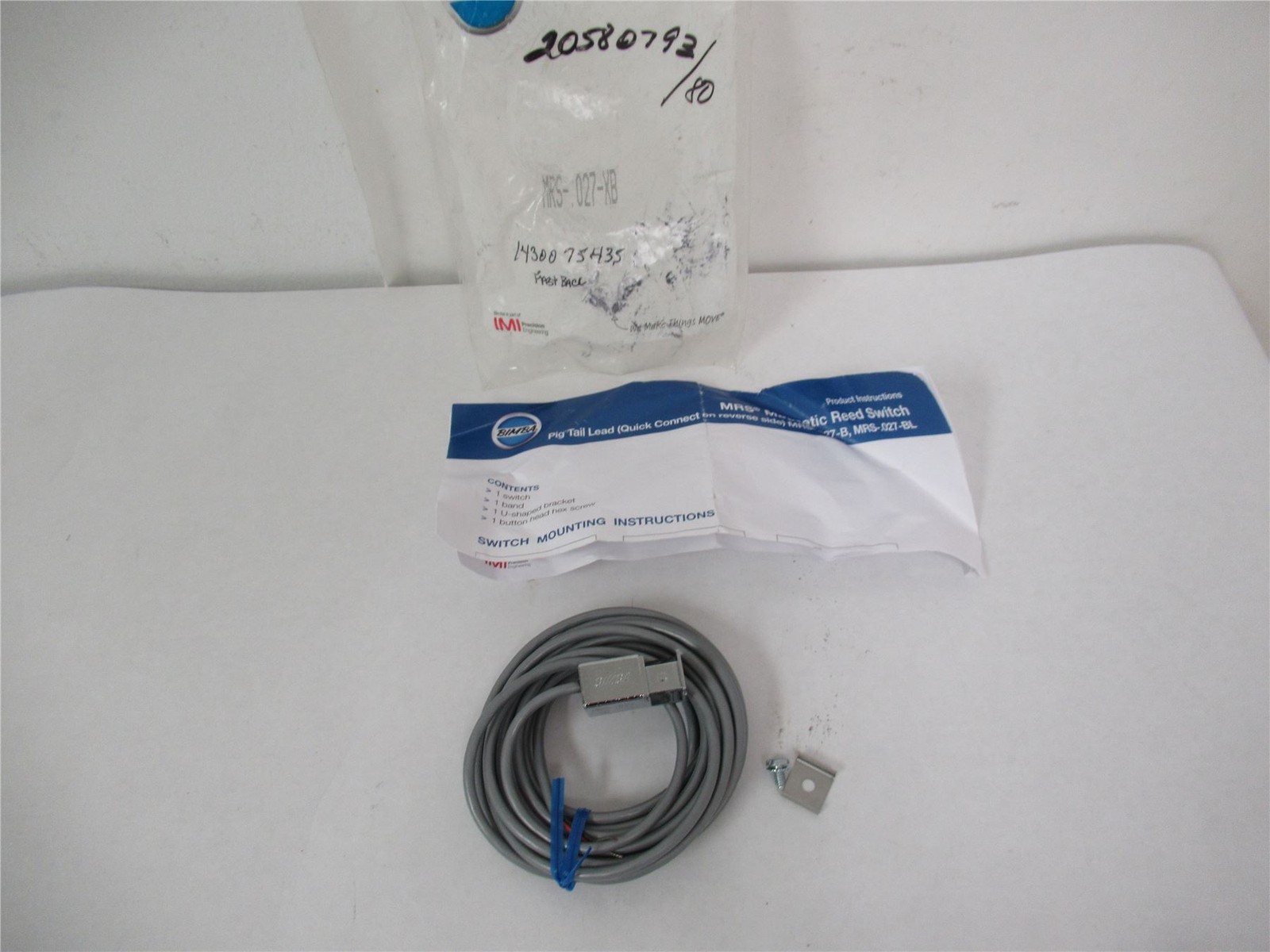 250239 New-No Box; Bimba MRS-.027-XB Magnetic Reed Switch 28V 250mA