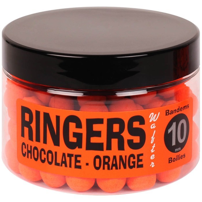 Ringers Chocolate Orange Wafters Boilies 10mm 70g Tub Carp Fishing