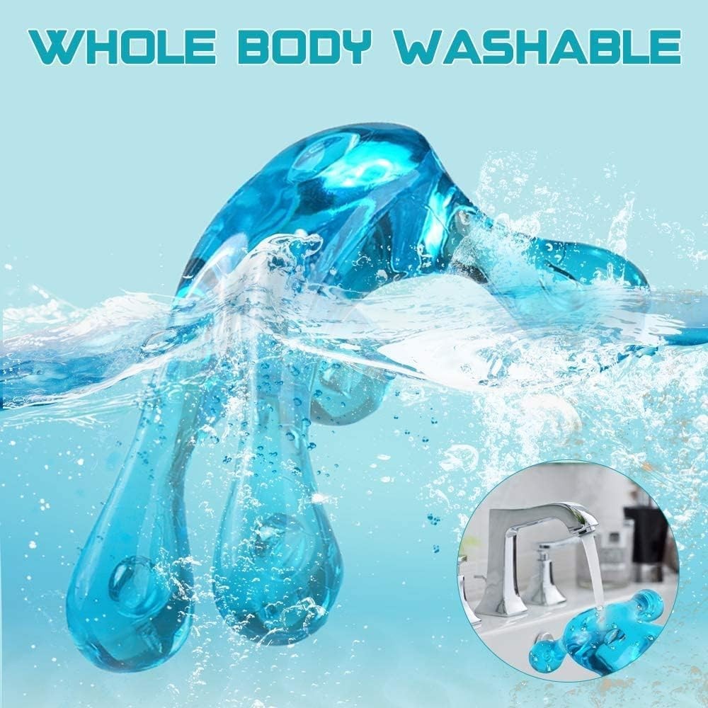 Palm Massage Tool - Easier Grip Four-Point Massage Tool, Handheld Trigger Poi...