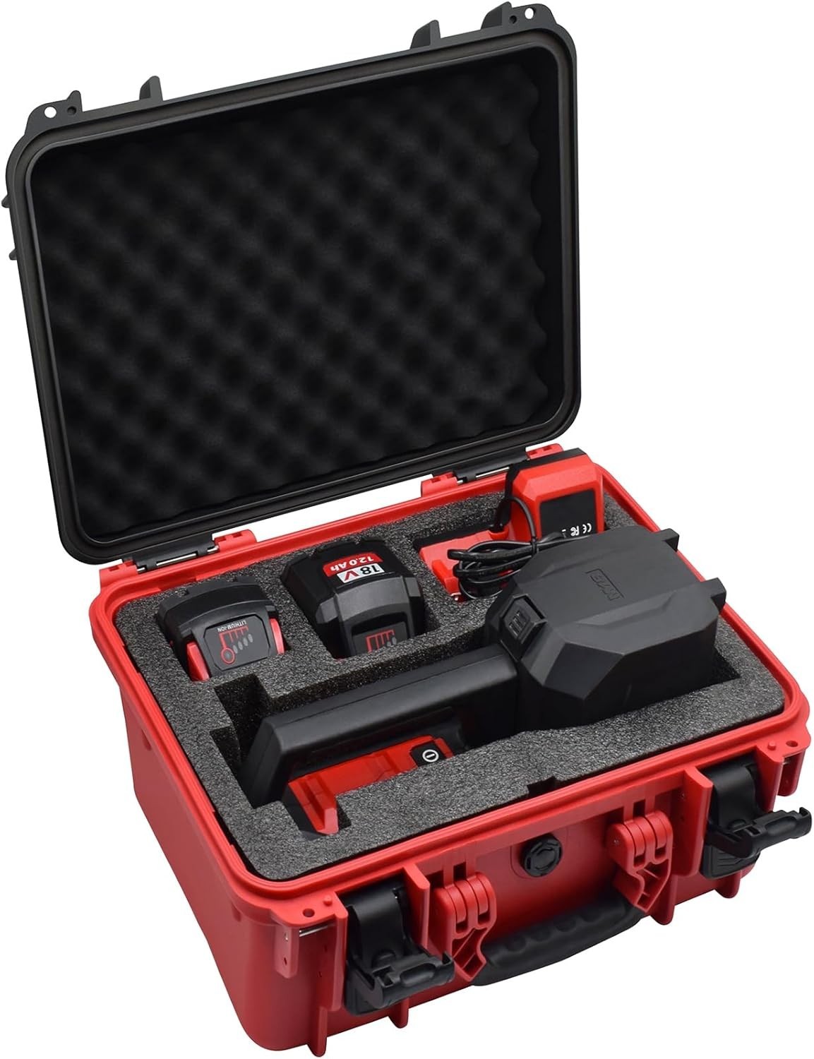 Storage Case Milwaukee 277120M18 pump hard protective foam insert waterproof red