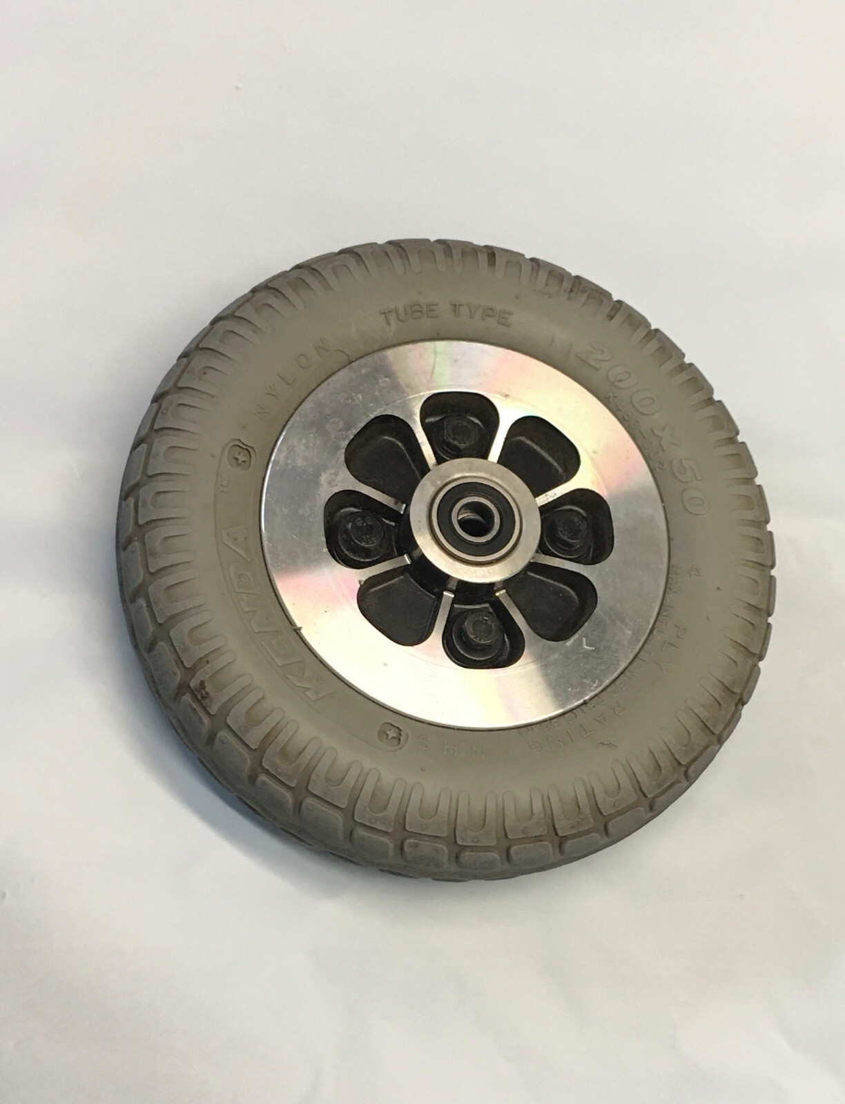 Used Invacare HMV 220 4 Wheel Mobility Scooter 8"x2" Front Wheel Tire Assembly