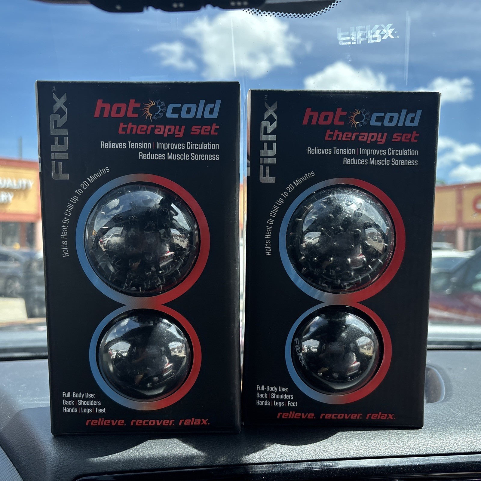 Lot of 2 FitRX Hot/Cold Therapy Set Full Body Use BRAND NEW