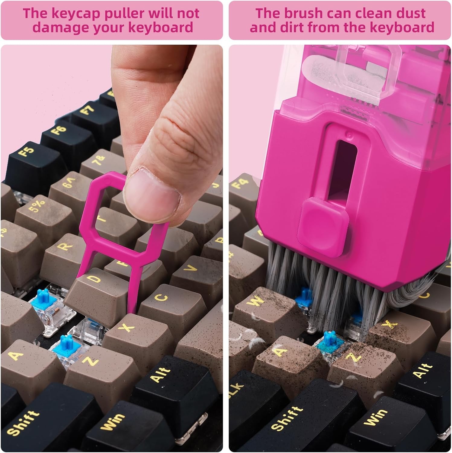 HotPink Multifunctional Keyboard Laptop Cleaning Kit
