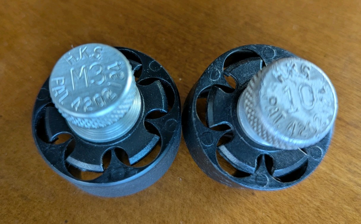 HKS Revolver 6 Shot Speed Loaders LOT OF 2  - M3, 10 (Fits S&W)