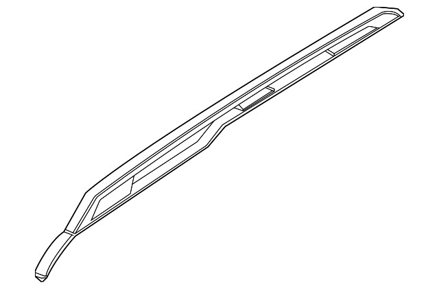 Genuine Ford Roof Luggage Carrier Side Rail M1PZ-7855107-BC