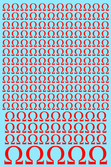 A6 - Red Omega Transfer Sheet