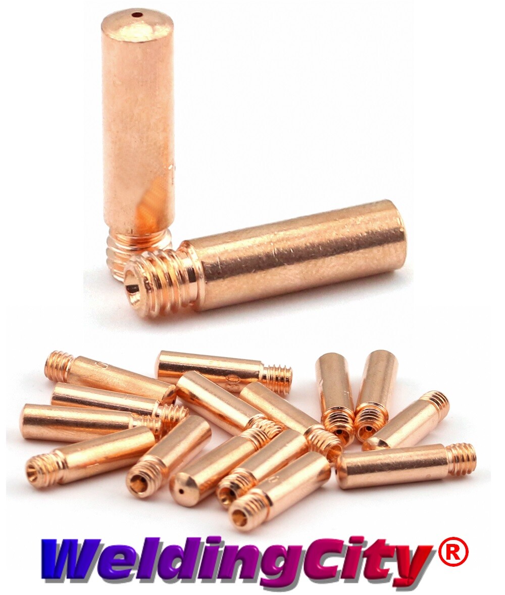 WeldingCity® 25-pk MIG Welding Gun Contact Tip 11-45 for Tweco Mini Lincoln 100L