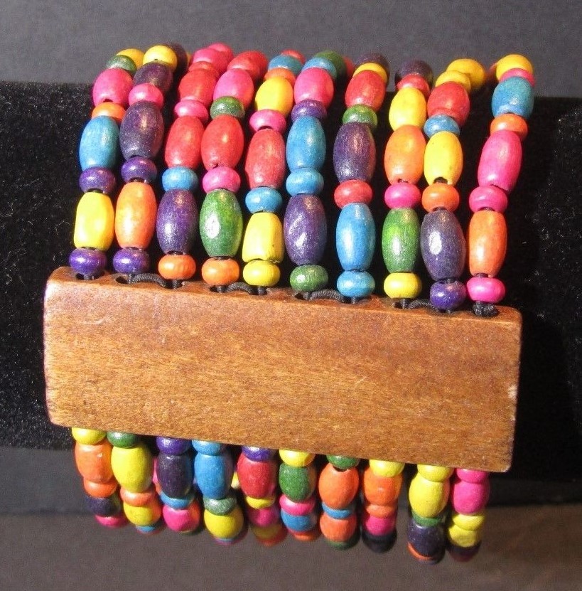 Handcrafted Multi-Colored Beaded Bracelet (601180
