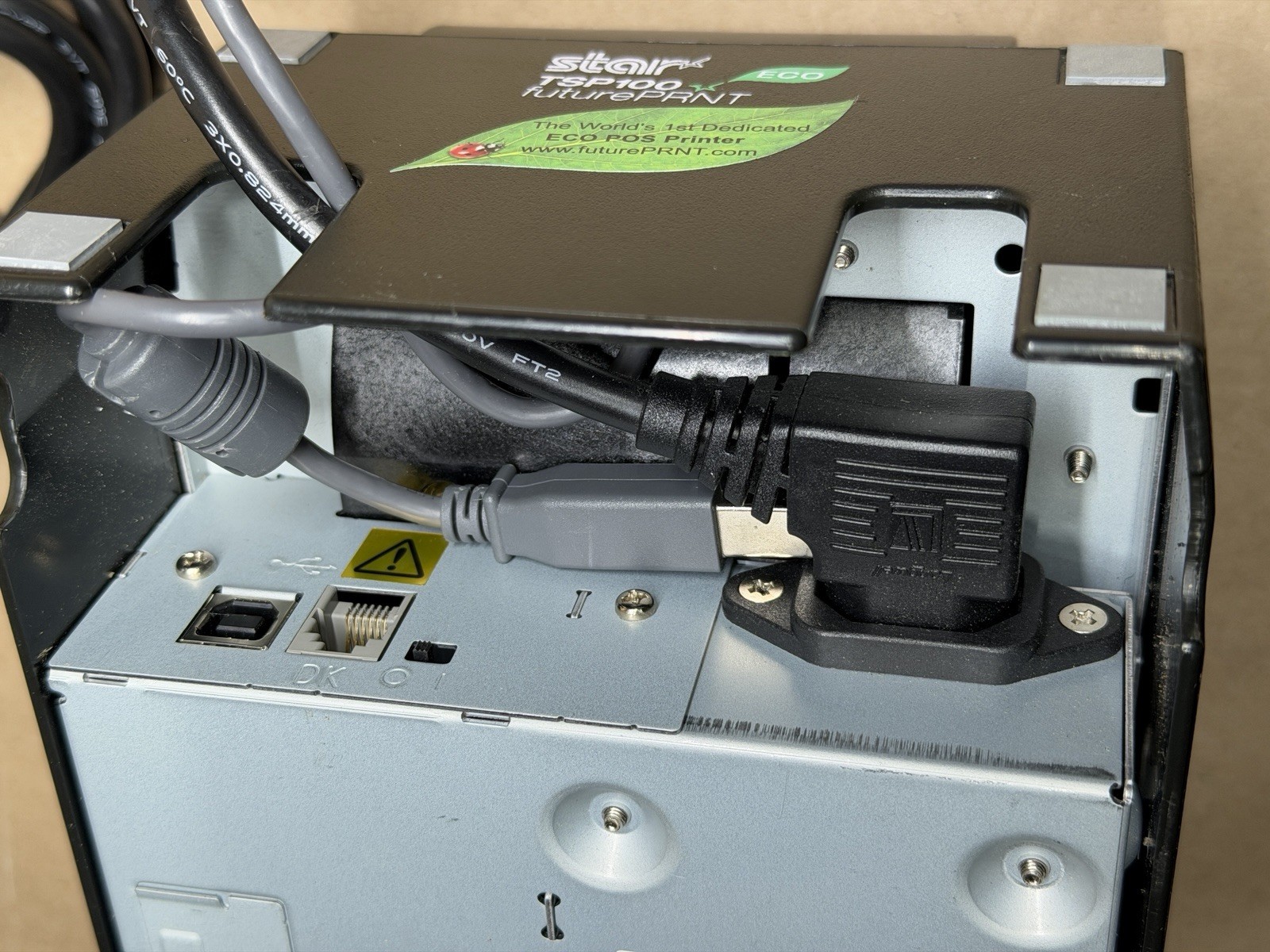Star TSP100II USB Print POS Thermal Printer w/ Cables