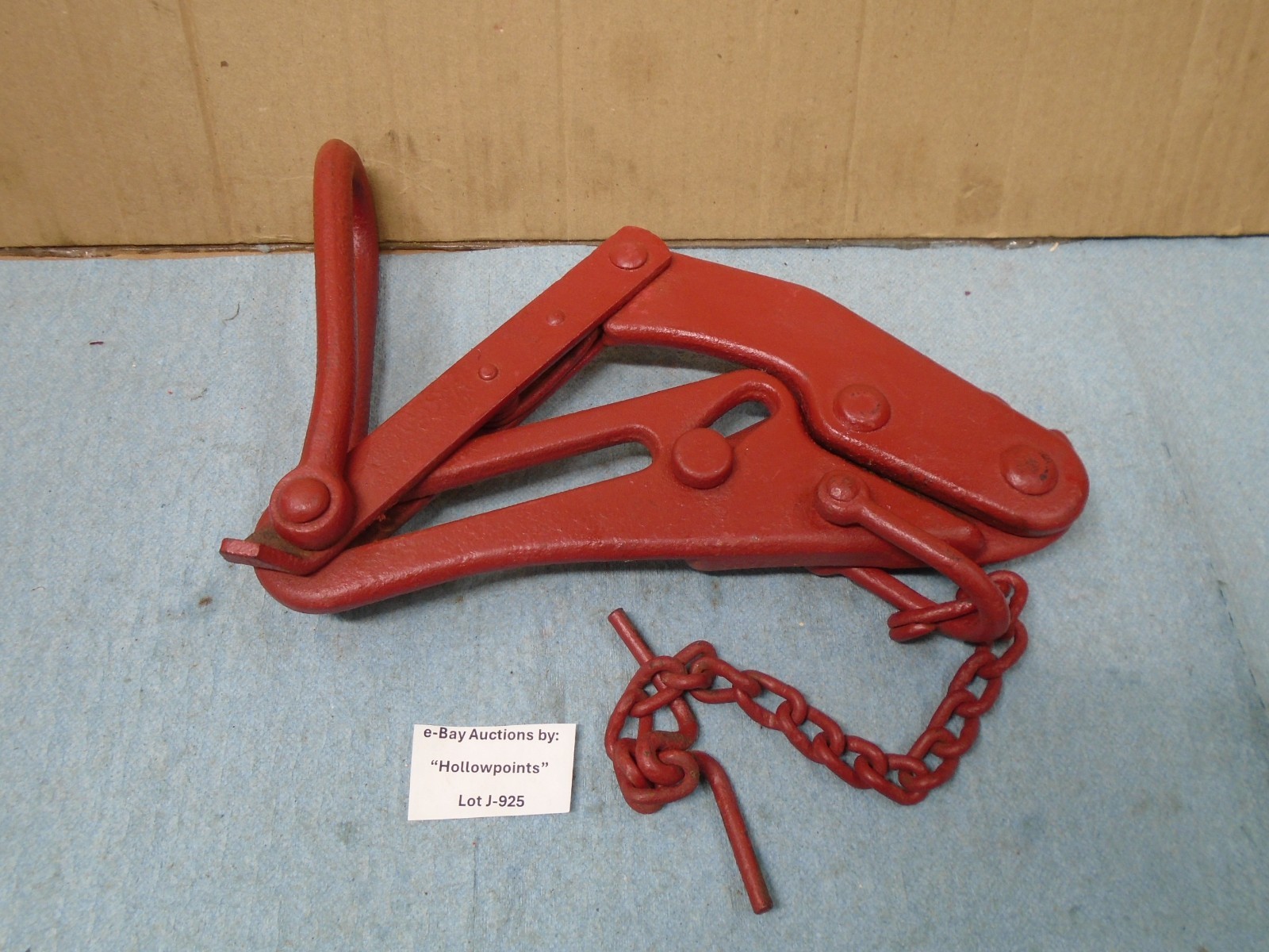 Klein vintage Bell System Wire Cable Puller Tool Unlnown model # or size J925