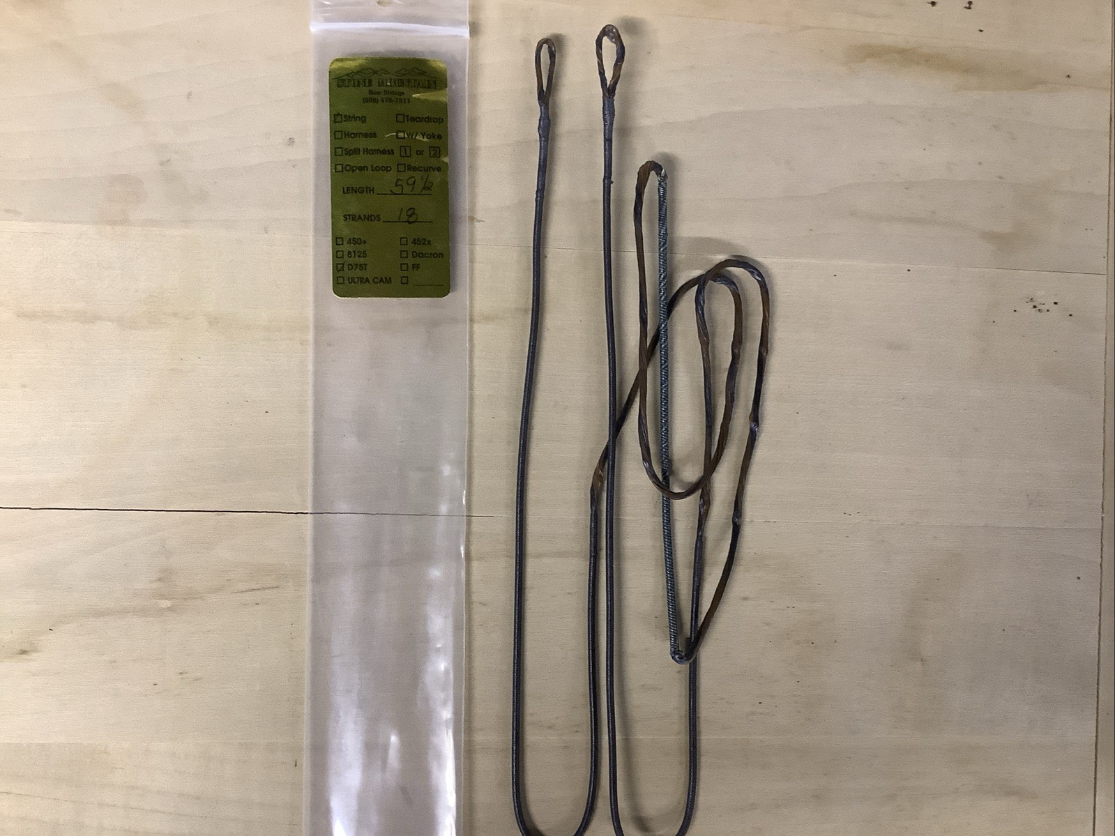 Stone Mountain Compound Bowstring 59 1/2” - 18 Strand - D75T