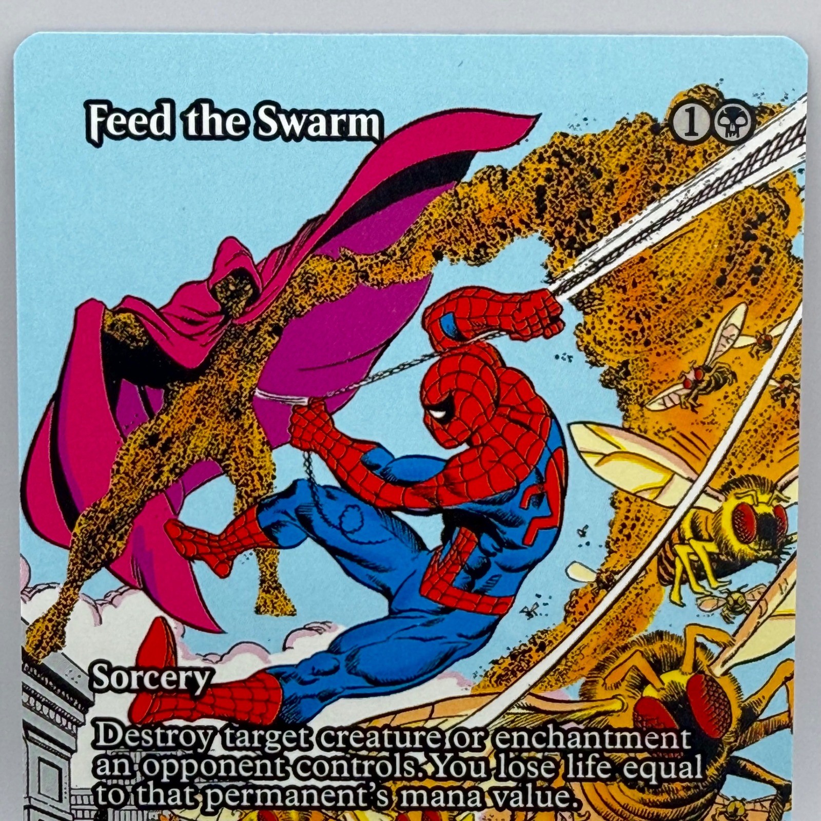 MTG Feed the Swarm Marvel Eternal Spider-Man 0016 Mythic Rare MAR