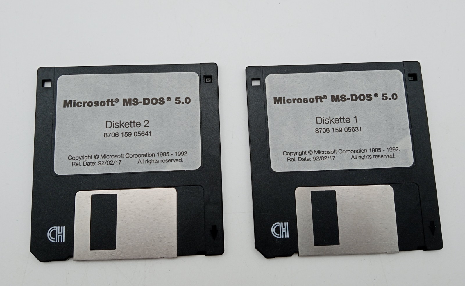 Microsoft MS-DOS 6.0 Upgrade & MS-DOS 5 .0 Operating System 3.5" Disk vtg LOT