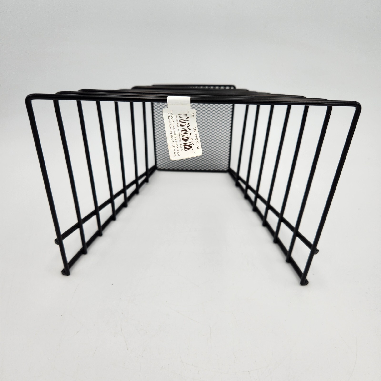 Swinton Office Step File Metal Wire And Mesh Black