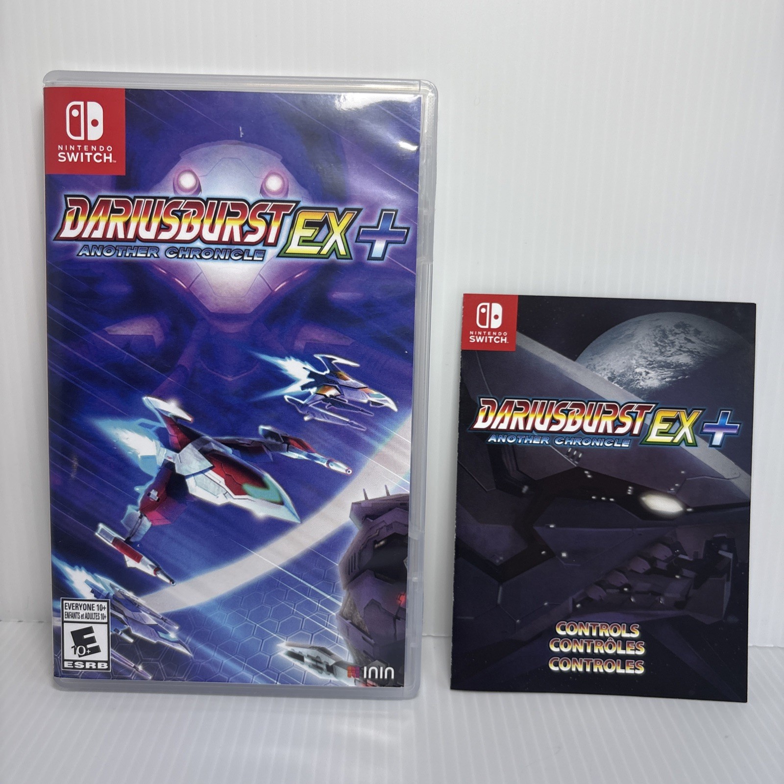 Dariusburst: Another Chronicle EX+  - Nintendo Switch - CASE & MANUAL  ONLY