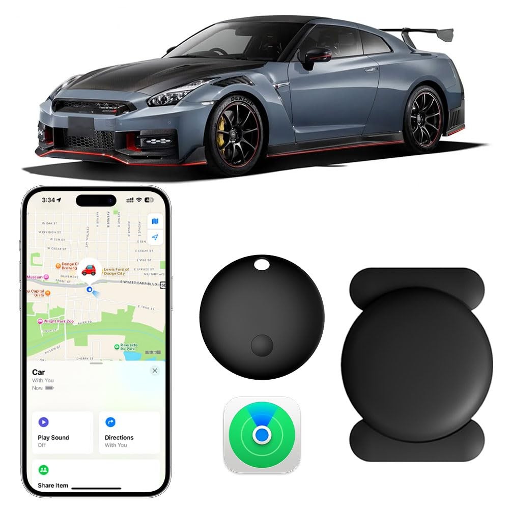 Mini GPS Tracker for Vehicles, No Month Fees, Bluetooth Tracker Tag
