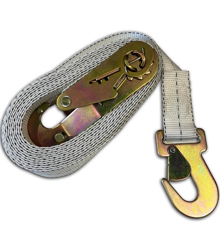 NEW Heavy Duty Military Cargo Ratchet Strap 57282 Ib Capacity 1.75" x 20’