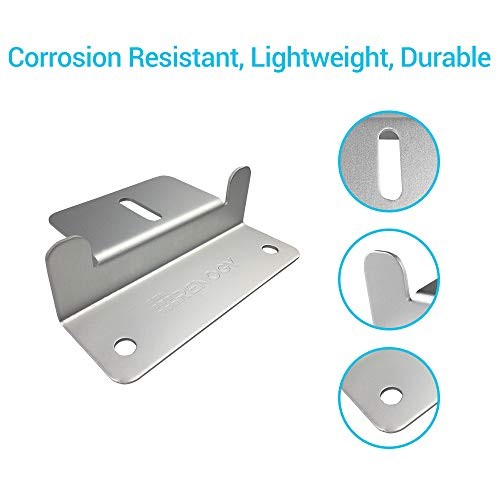 2 Sets Solar Panel Mounting Z Brackets Lightweight Aluminum 2 Sets Z Bracket