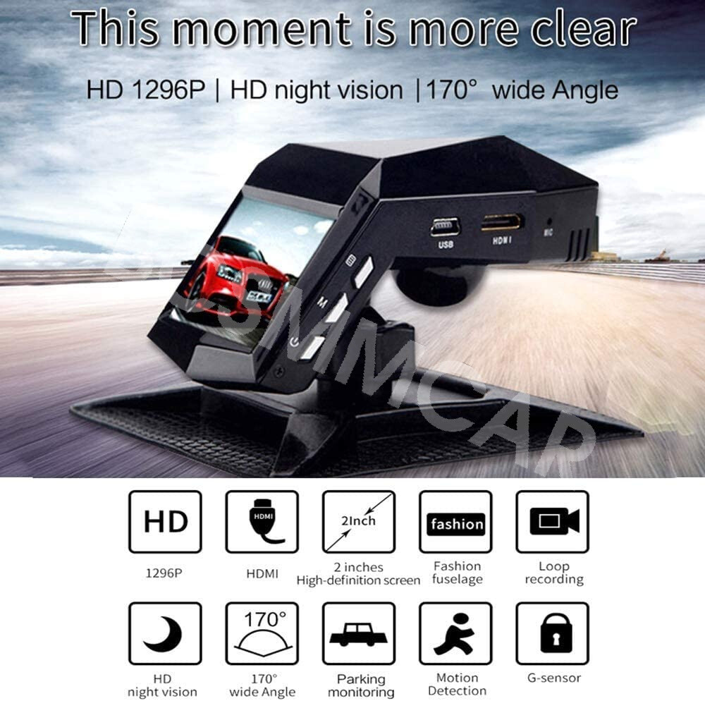 2'' FHD Dash Cam Car DVR Front or Rear Camera Night Vision G-sensor USB
