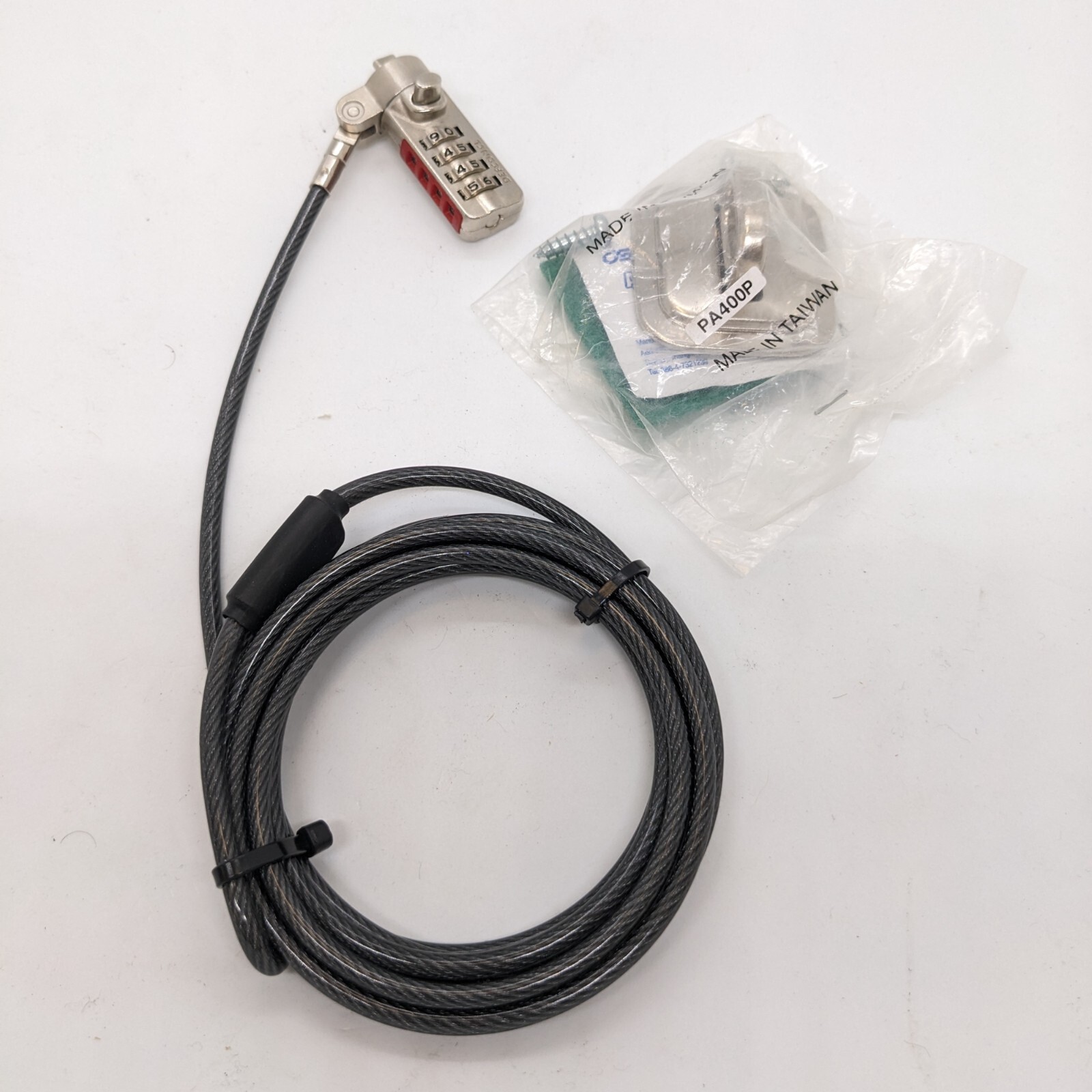 Targus PA410S-25 Notebook Security DEFCON CL Serialized Combo Cable Lock PA-410s