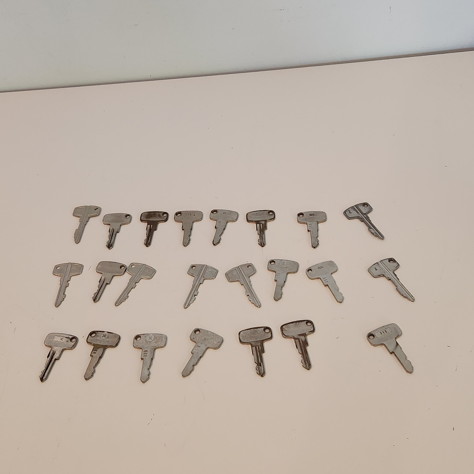 Silver Oval Key Lot of 23