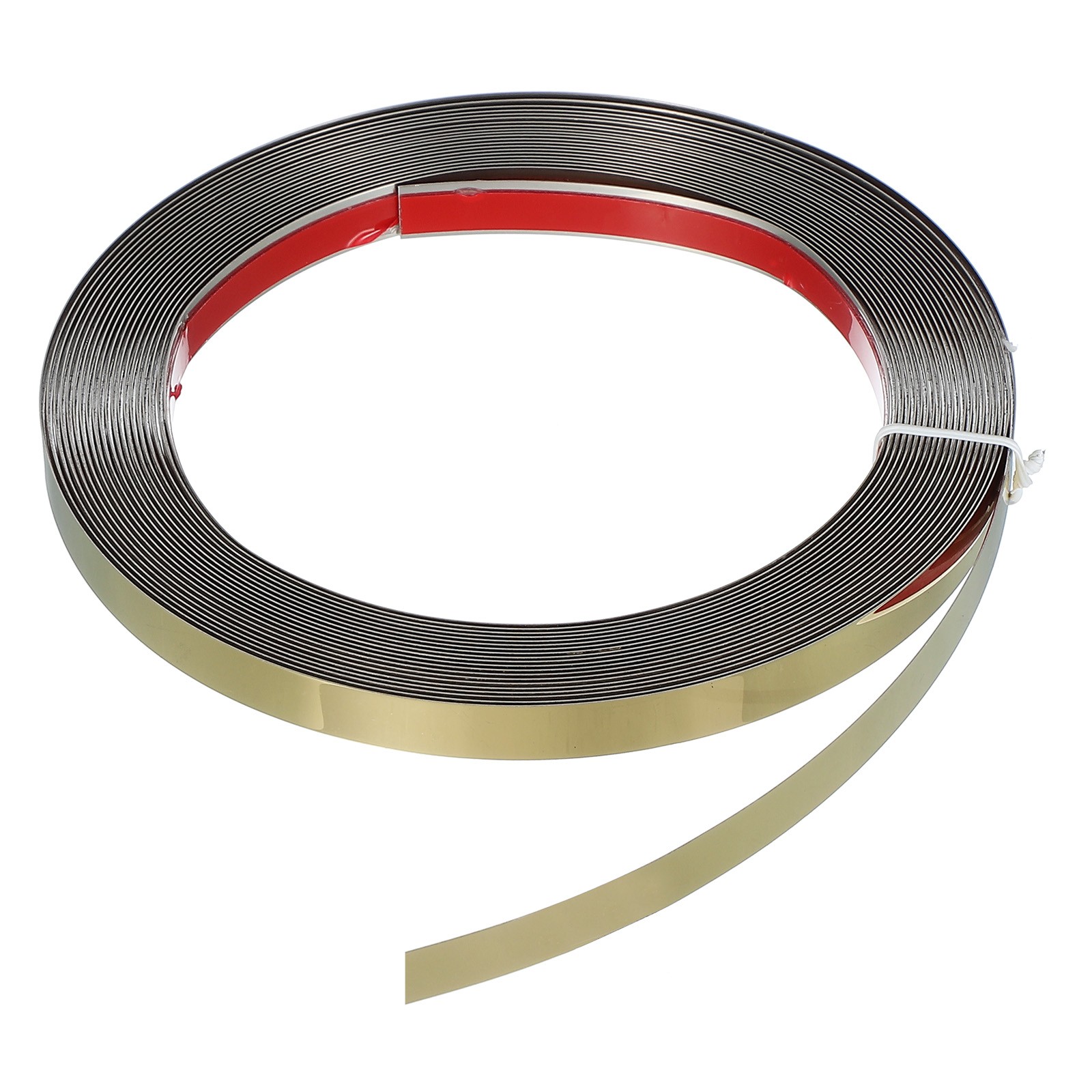 Metal Wall Trim 26.2ft x 0.39" Peel and Stick Stainless Steel Trim Gold