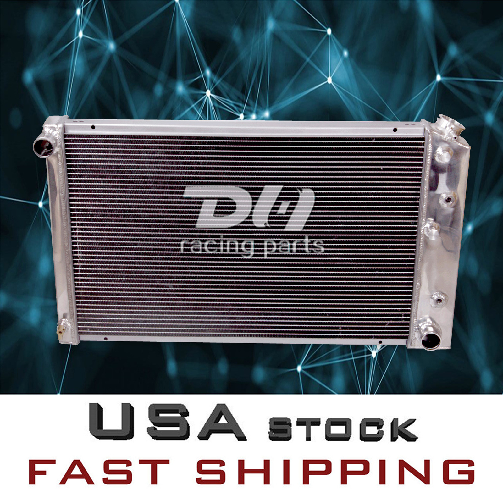3 Row Aluminum Radiator for Chevy 70-81 Camaro/ 78-87 Monte Carlo G-Body 5L 5.7L