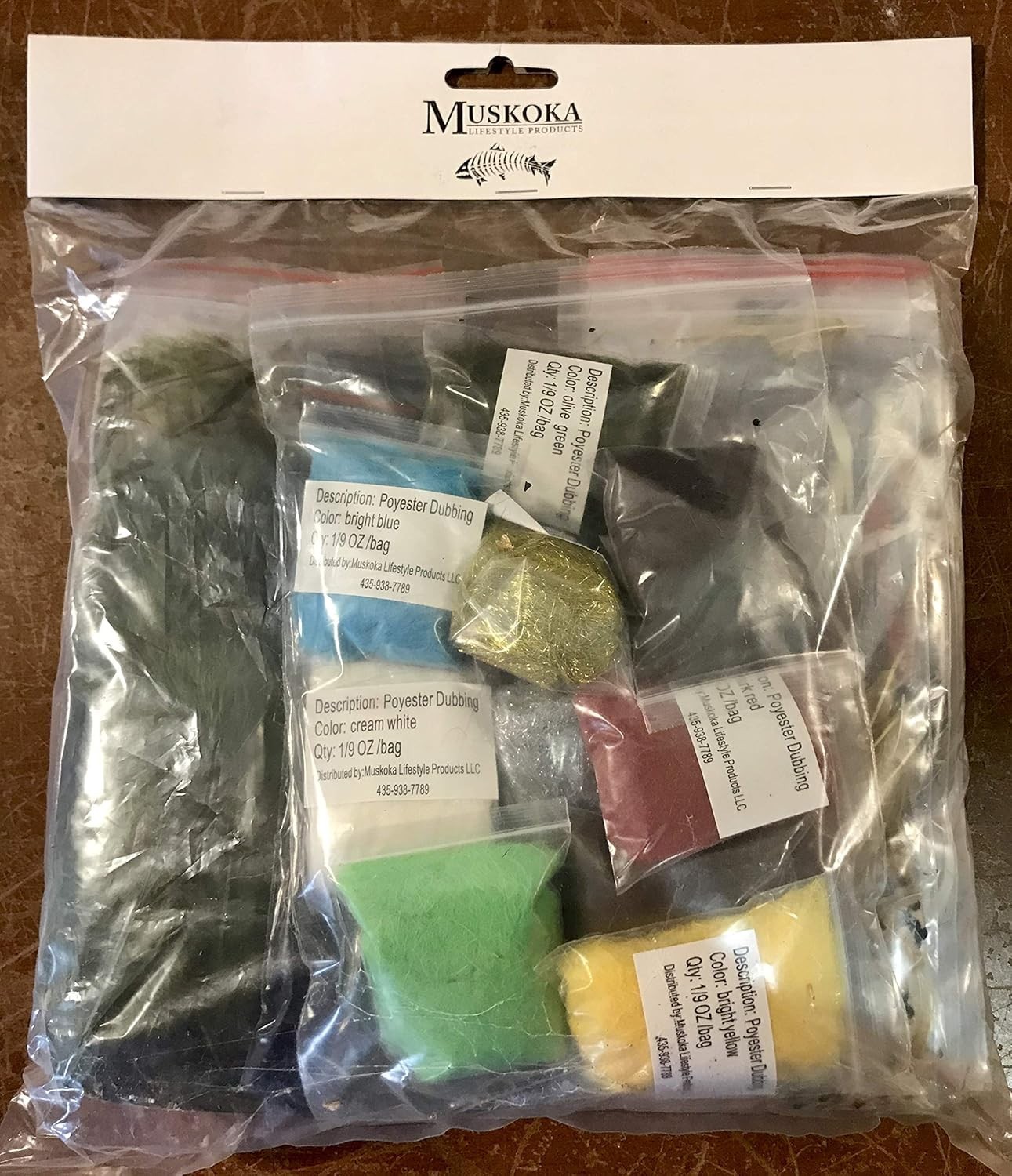 27-Piece Fly Tying Kit - Create Beautiful Flies with Assorted Materials
