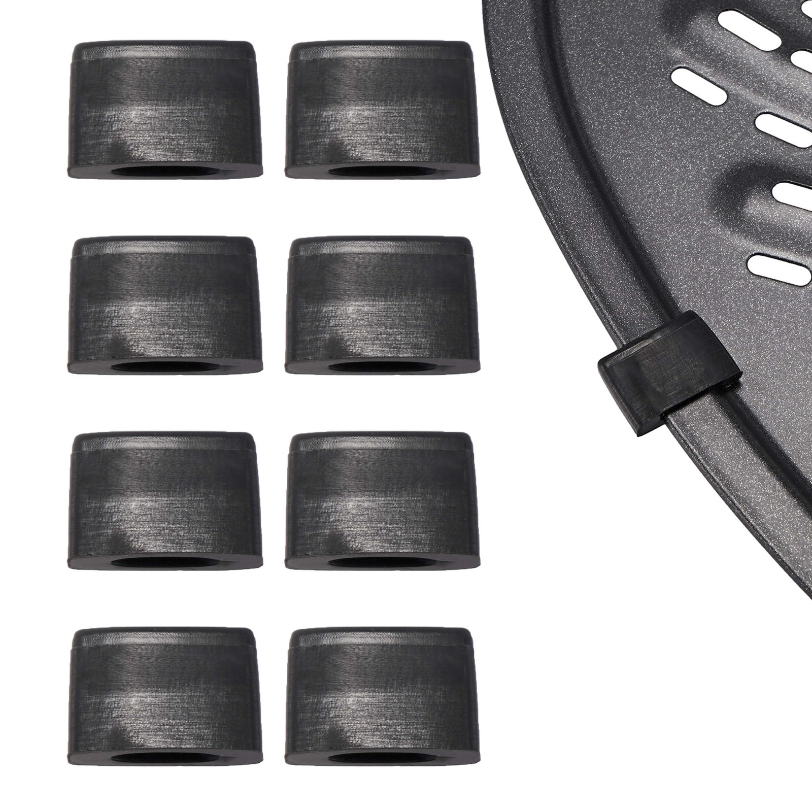 Replacement Rubber Bumpers for Power XL Crisper Plate,8 Pcs Fryer Silicon...
