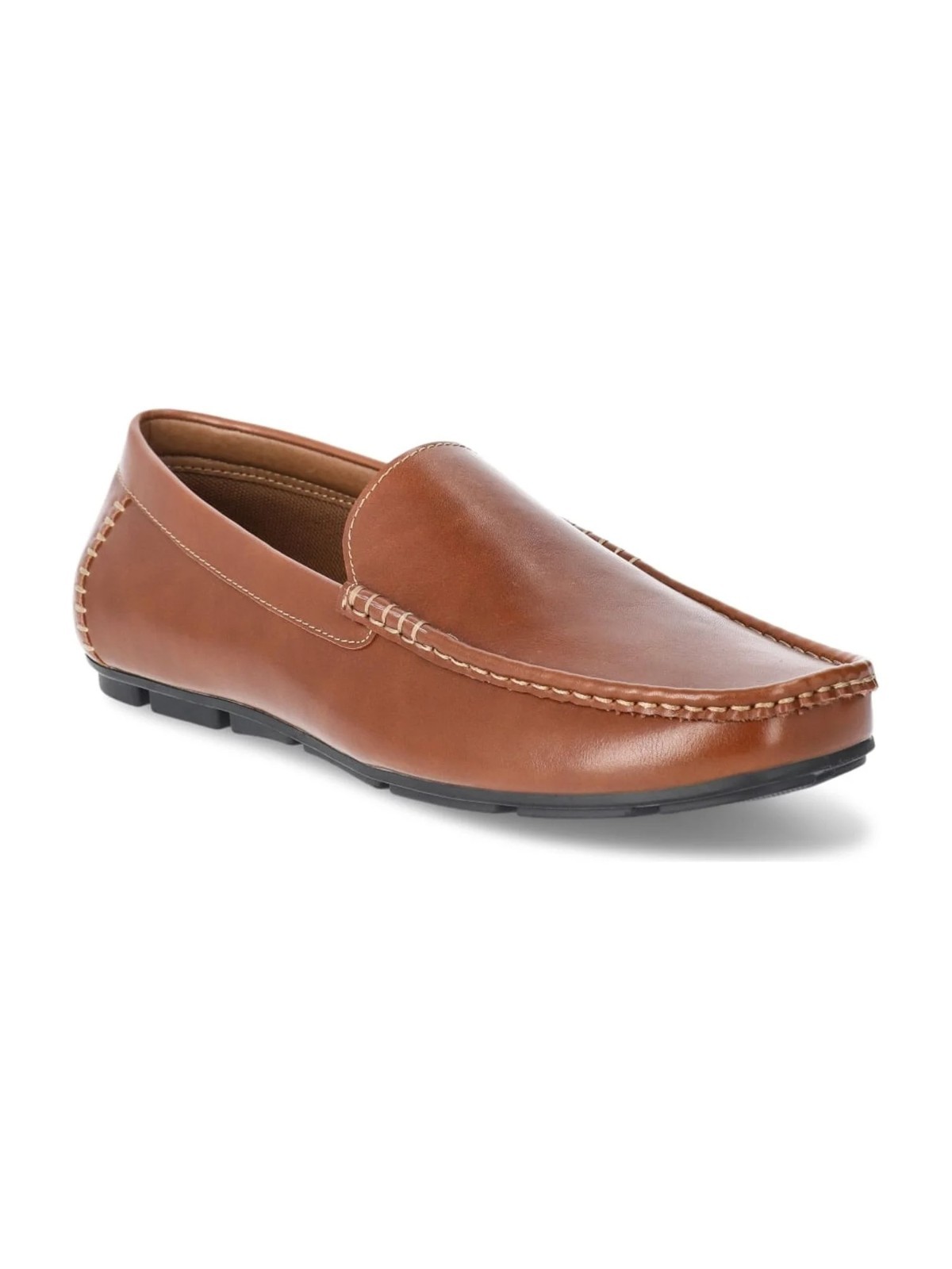 George Men's Grayson Driver Loafers W/Memory Foam Insoles Size 10.5 Cognac NEW