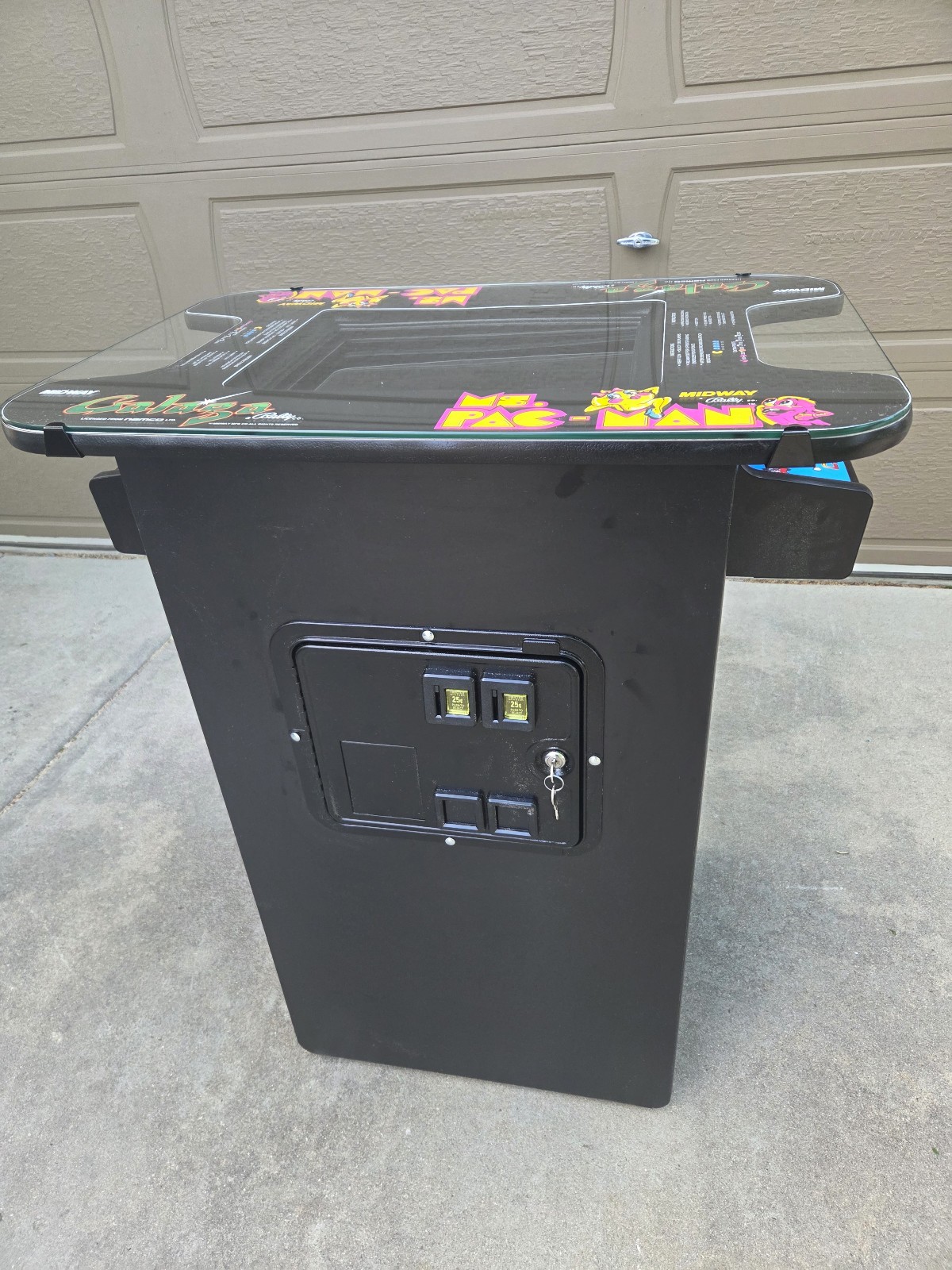 New Ms Pacman Galaga Pub Table Top Video Arcade Game w/Stools - FREE SHIPPING!
