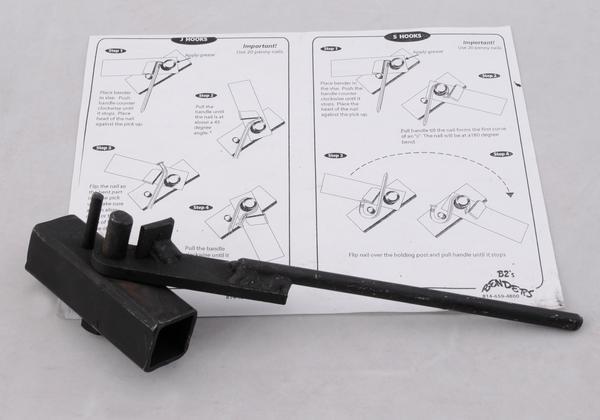 HEAVY DUTY BOB CUSTER B2 BENDER. J HOOK BENDER S HOOK BENDER TRAPPING BENDER