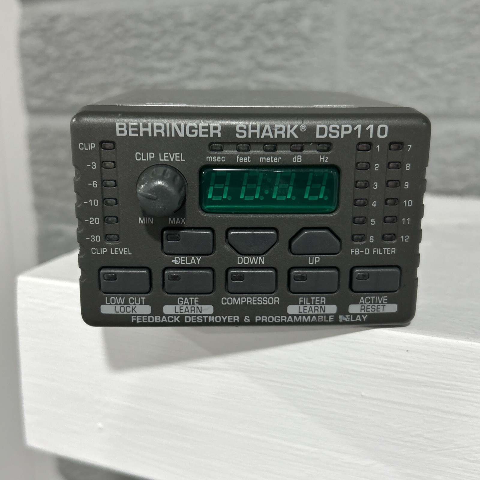 Behringer Shark DSP110 DSP 110 AV Equipment Tested Audio Microphone