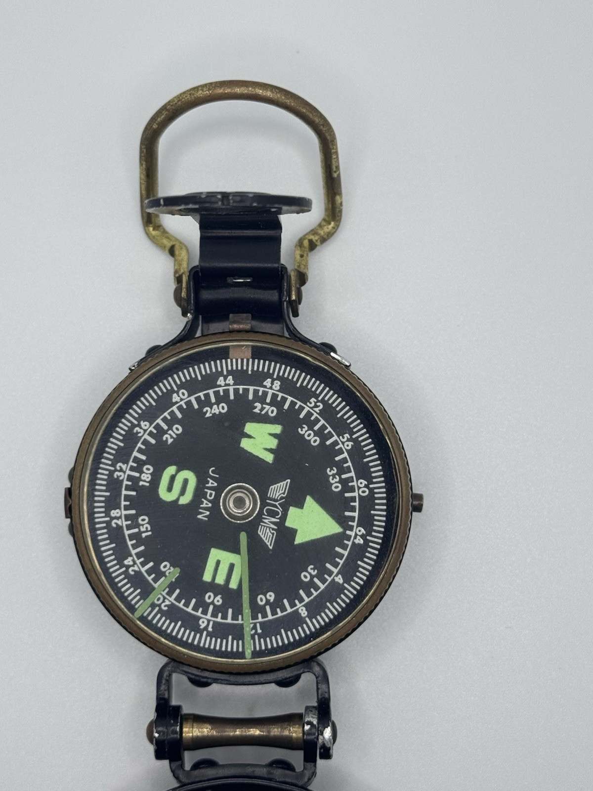 Vintage YCM LENSATIC COMPASS Made in Japan