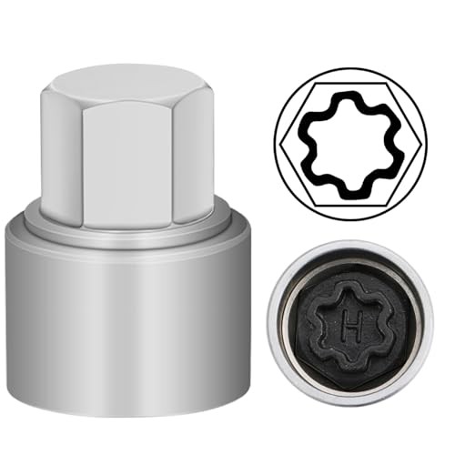 H Wheel Locking Nut Key for Audi, Socket OD 27mm - ID 25mm | Wheel Socket H