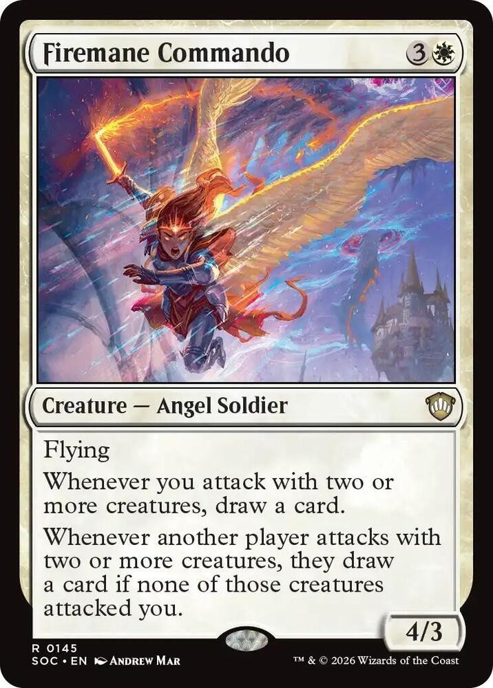 Firemane Commando - SOC 0145 NM - MTG Magic