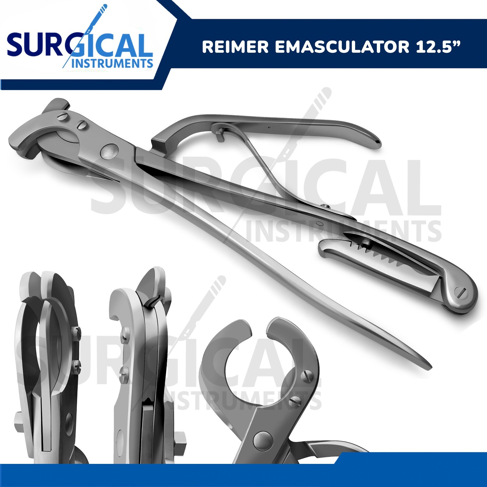 Reimer Emasculator 12.50" (32cm) Castration Veterinary Instruments German Grade