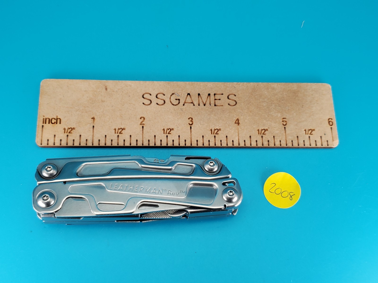 Leatherman Rev 3.8" Multi-Tool, Stainless!